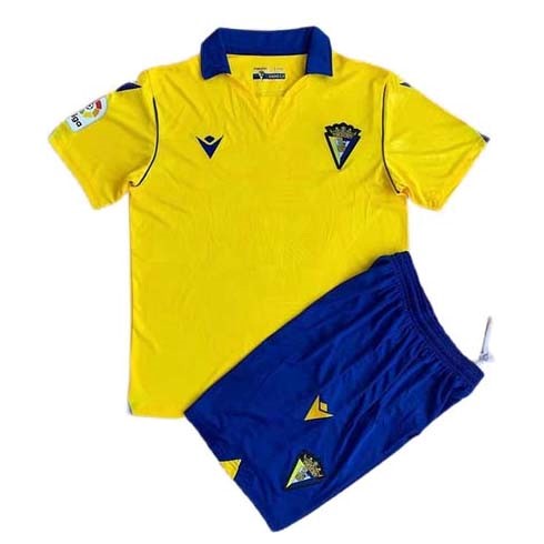 Heimtrikot Cádiz Kinder 2021-2022 Günstige Fußballtrikots